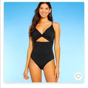 Shade & Shore Black One-Piece.
